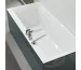 Villeroy & Boch Squaro Edge 12 Wanna 160x75 prostokątna przelew i nóżki w komplecie biała - 472602_O1