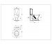 Ideal Standard Ecco/Eurovit miska WC kompaktowa odpływ poziomy biały - 367524_O2