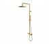 Omnires Y Termostatyczny System Prysznicowy Natynkowy złoty szczotkowany - 852060_O1