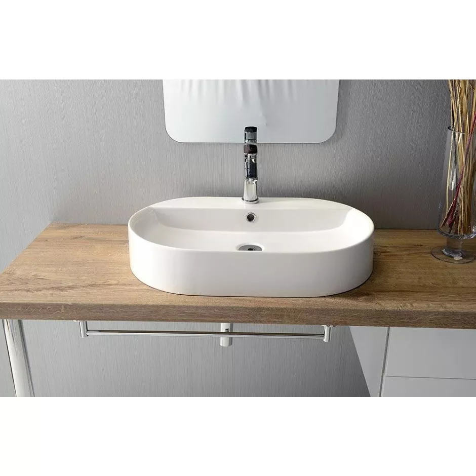 Kerasan Arredo umywalka nablatowa 65 biała - 464045_T1