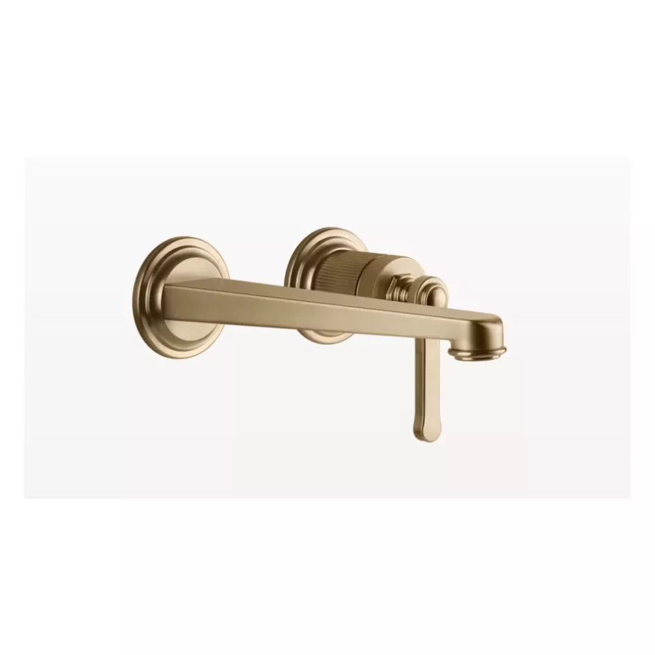 Gessi Venti20 bateria podtynkowa umywalkowa ścienna wylewka średnia bez odpływu Warm Bronze Br. PVD