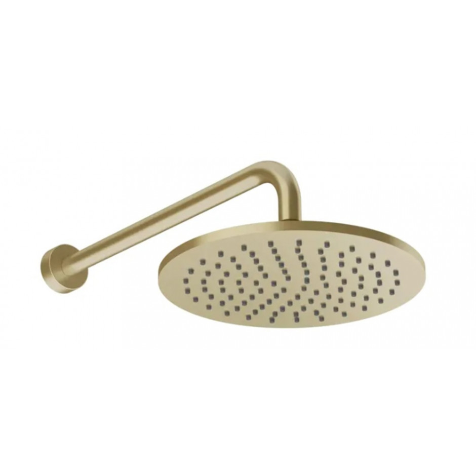 Gessi Ścienna anticalc regulowana głowica prysznicowa Brass Brushed PVD