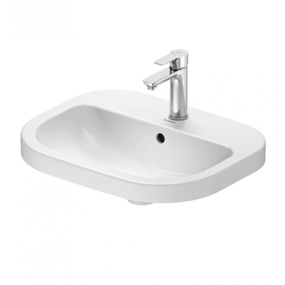 D-Code Umywalka stawiana Biały Błyszczący 550 mm