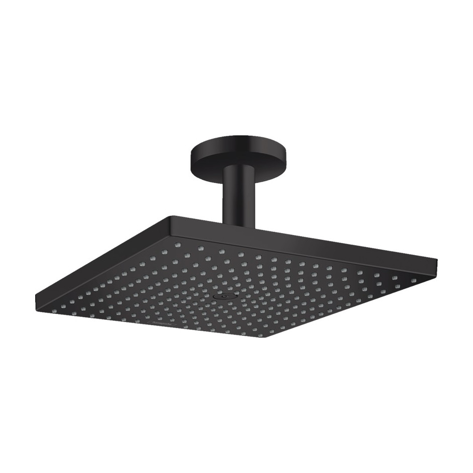 Hansgrohe Raindance E deszczownica 300 1jet EcoSmart z przyłączem sufitowym Czarny Matowy