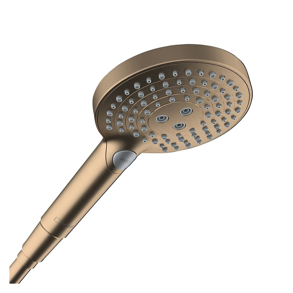 Hansgrohe Raindance Select S słuchawka prysznicowa 120 3jet PowderRain EcoSmart Brąz Szczotkowany