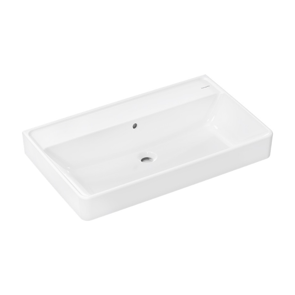 Hansgrohe Xanuia Q Umywalka wisząca 800/480 b/o na bat. z przelewem biały