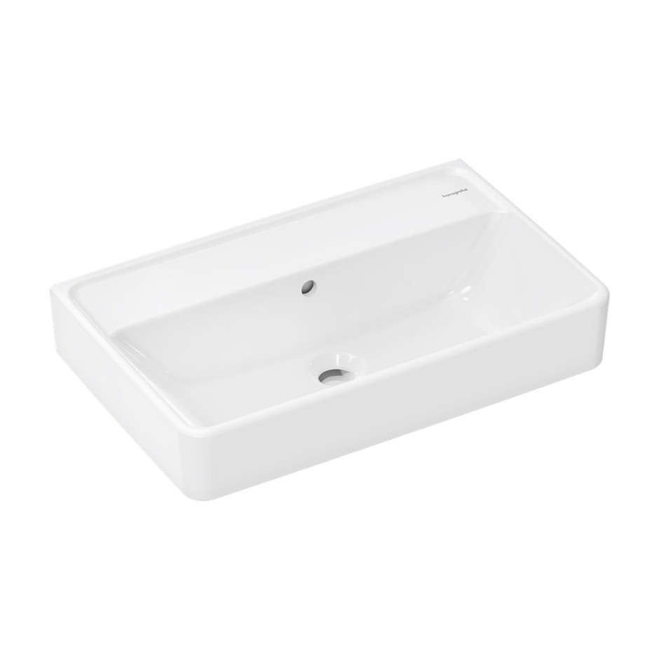 Hansgrohe Xanuia Q Umywalka wisząca Compact 600/370 b/o na bat. z przelewem SmartClean biały