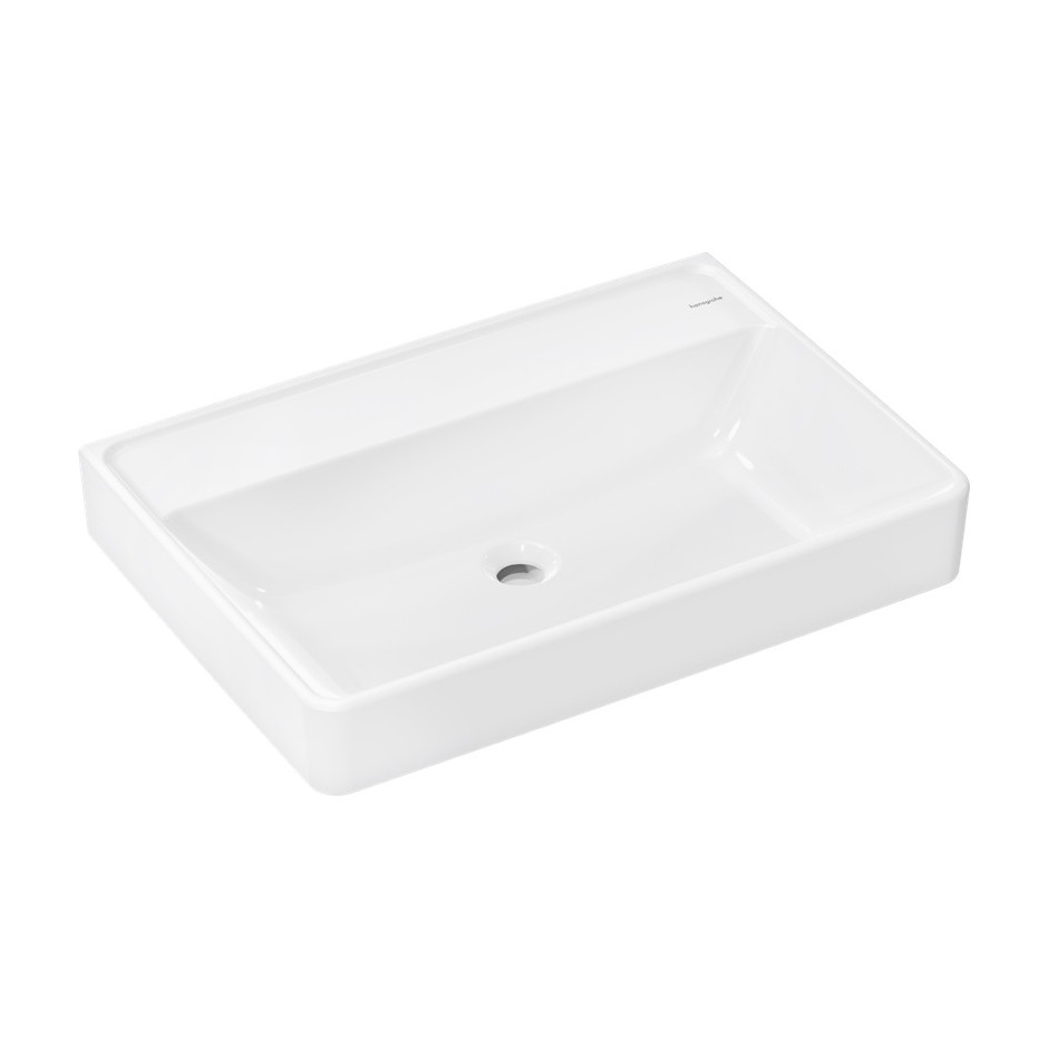 Hansgrohe Xanuia Q Umywalka wisząca 700/480 b/o na bat. bez przelewu SmartClean biały