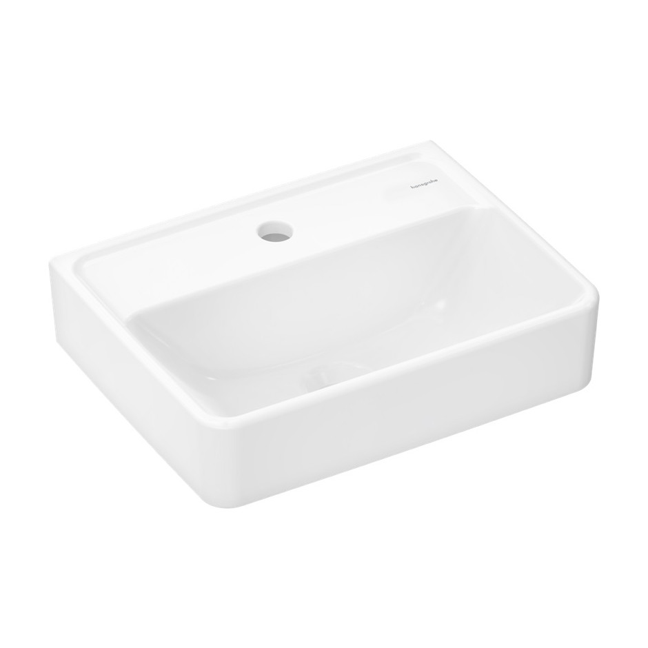 Hansgrohe Xanuia Q Mała umywalka wisząca 450/340 1/o na bat. bez przelewu SmartClean biały
