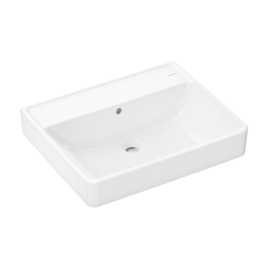 Hansgrohe Xanuia Q Umywalka wisząca 600/480 b/o na bat. z przelewem SmartClean biały