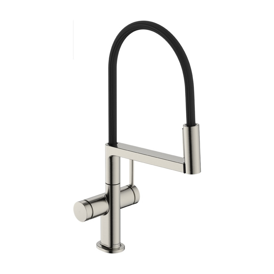Hansgrohe Talis Select M54 PowderSpray bateria kuchenna Semi-Pro 3jet Stal Szlachetna Finish