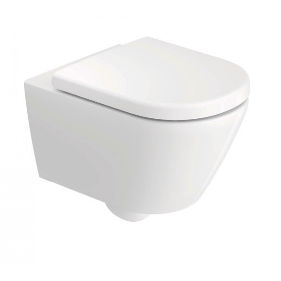 Duravit D-Code Miska WC wisząca 54 cm bezrant Biały Błyszczący