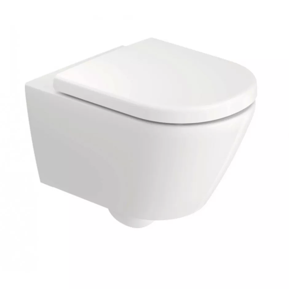 Duravit D-Code Miska WC wisząca 54 cm bezrant Biały Błyszczący