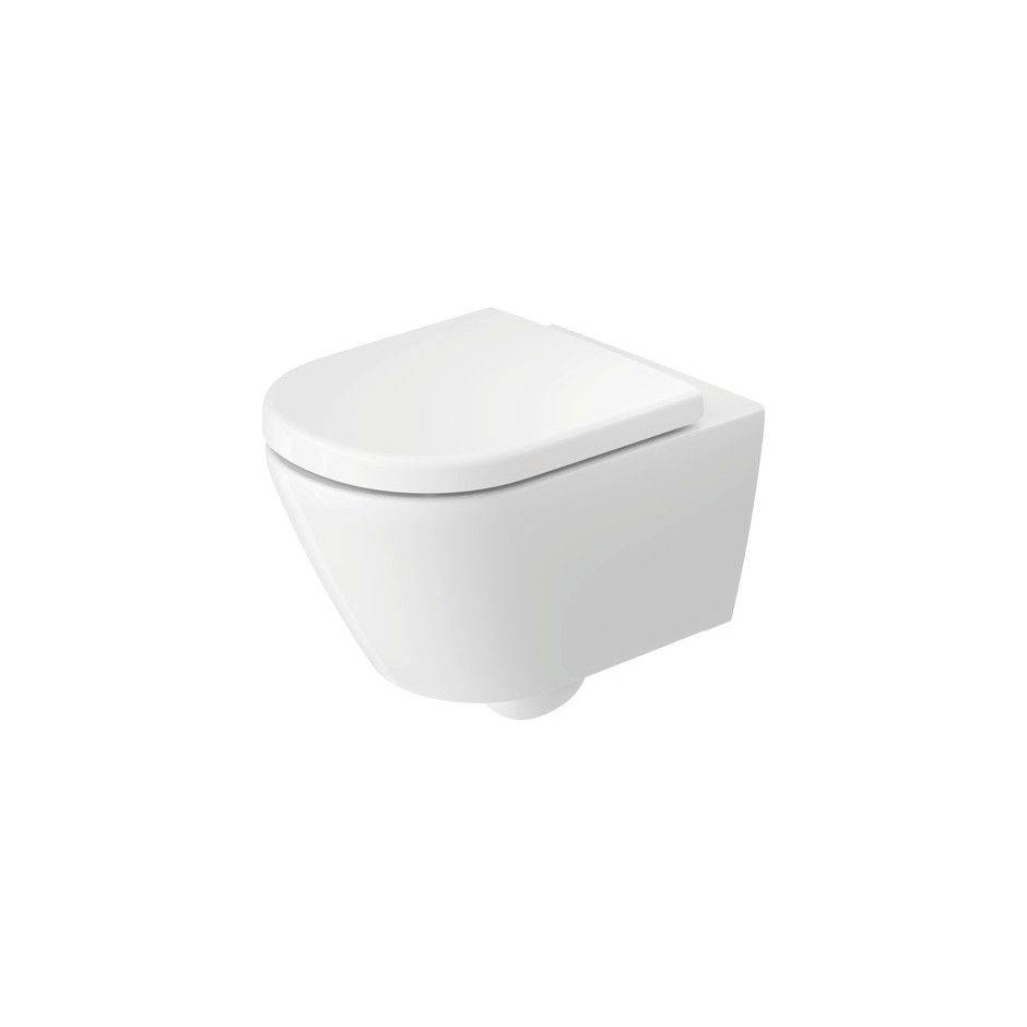 Duravit D-code Zestaw Miska WC wisząca 54cm +deska w\o biały 29030900212 +0028490021