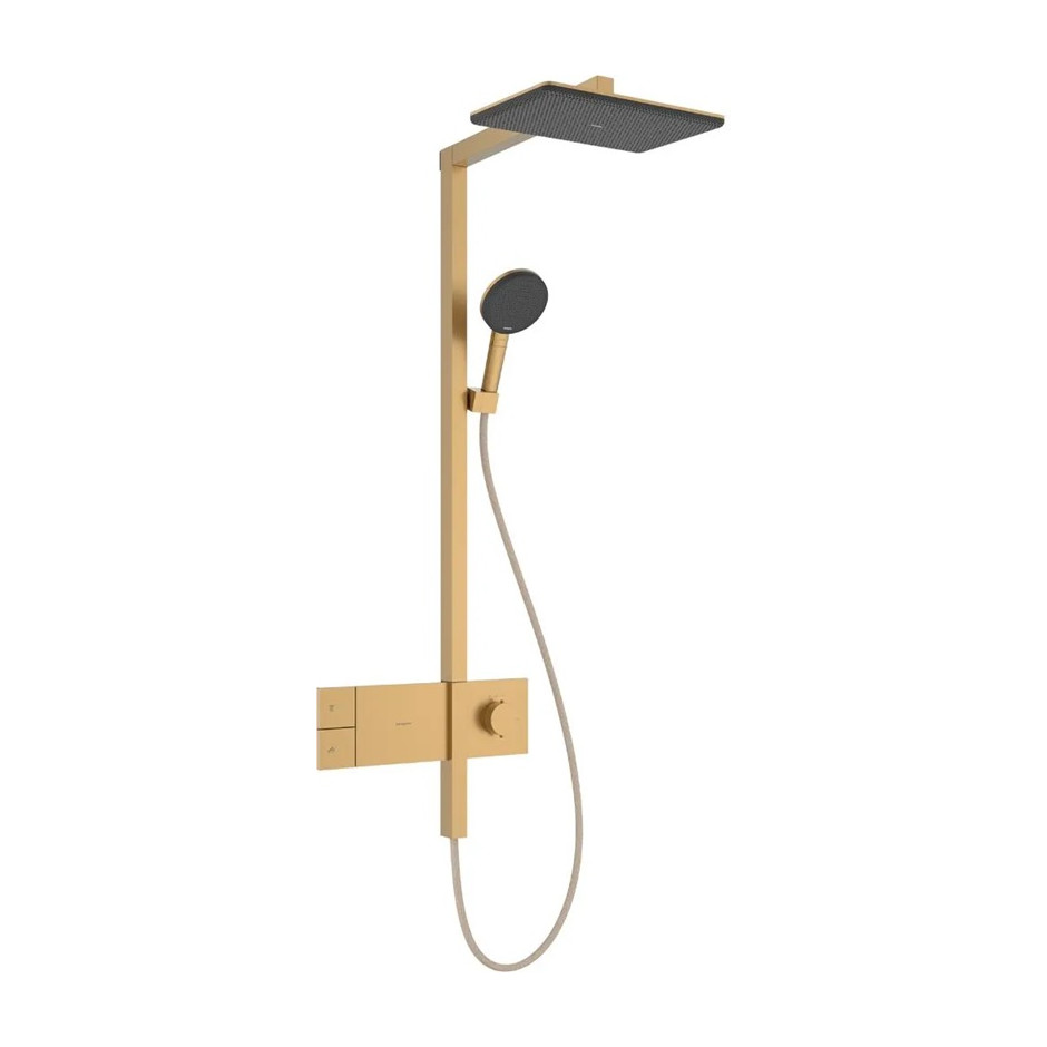 Hansgrohe Raindance Alive Q Komplet prysznicowy 210/340 1jet EcoSmart z term. ShowerSelect Comfort Brąz Szczotkowany