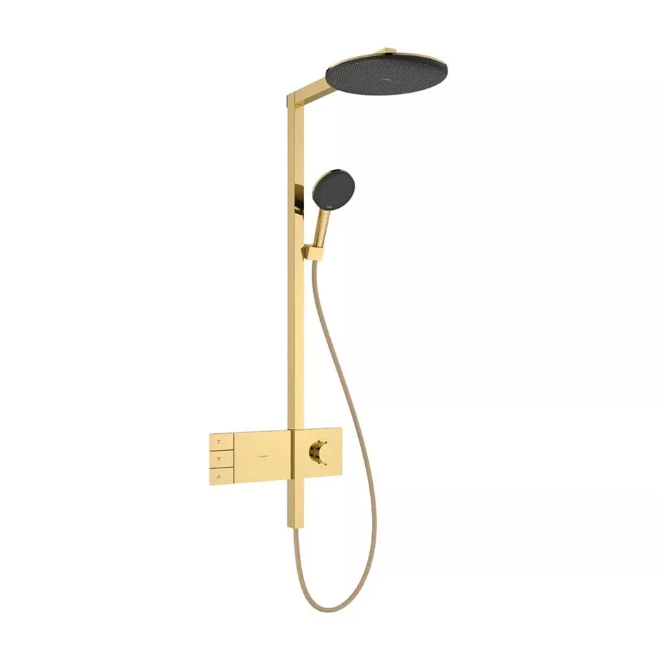 Hansgrohe Raindance Alive S Komplet prysznicowy 300 2jet EcoSmart z term. ShowerSelect Comfort Złoty Optyczny Polerowany