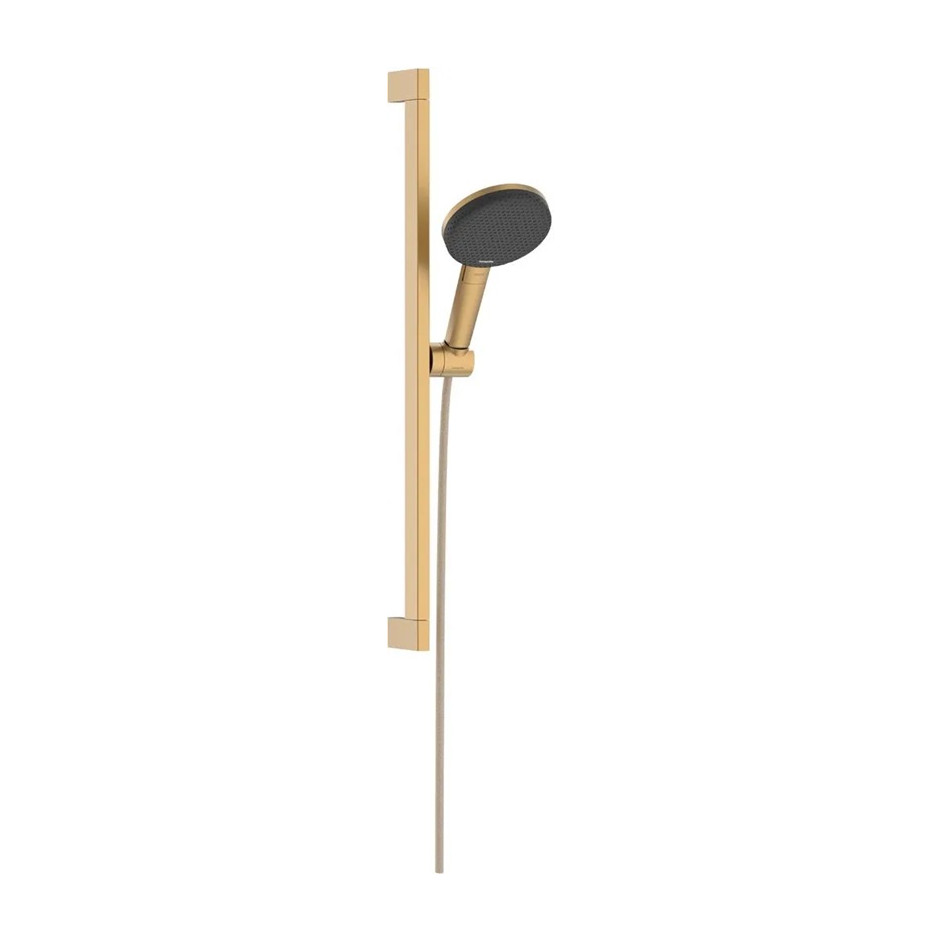 Hansgrohe Raindance Alive Select S Zestaw prysznicowy 125 3jet EcoSmart z drążkiem Unica E Puro 65 cm EasySlide Brąz Szczotkowany