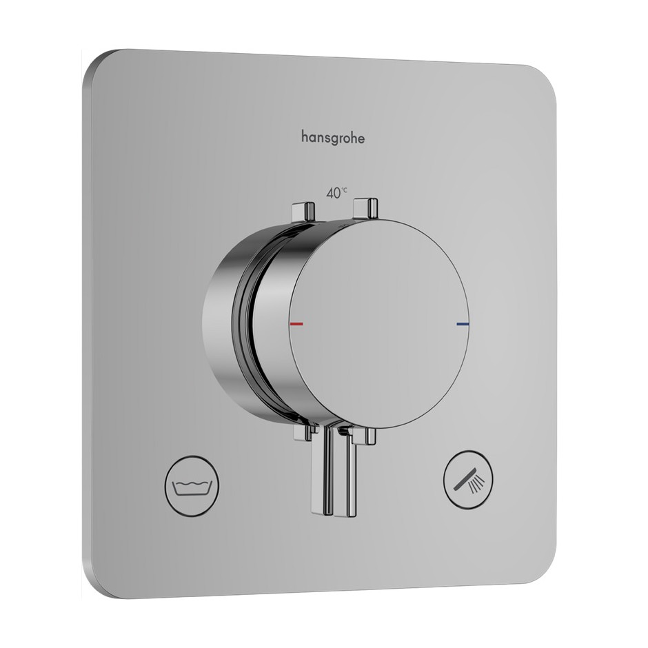 Hansgrohe Ecostat Comfort Q Bateria termostatyczna do 2 odbiorników , podtynkowa Chrom