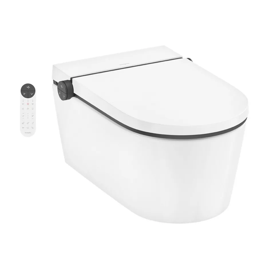 Hansgrohe LavaPura Element S Miska wisząca WC z funkcją bidetu AquaHelix Flush, SmartClean, HygieneEffect Biały