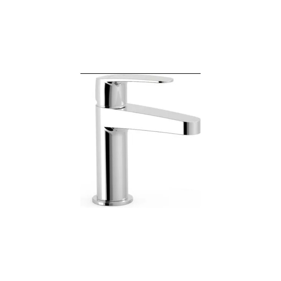 Tres Flat Bateria jednouchwytowa umywalkowa Chrom