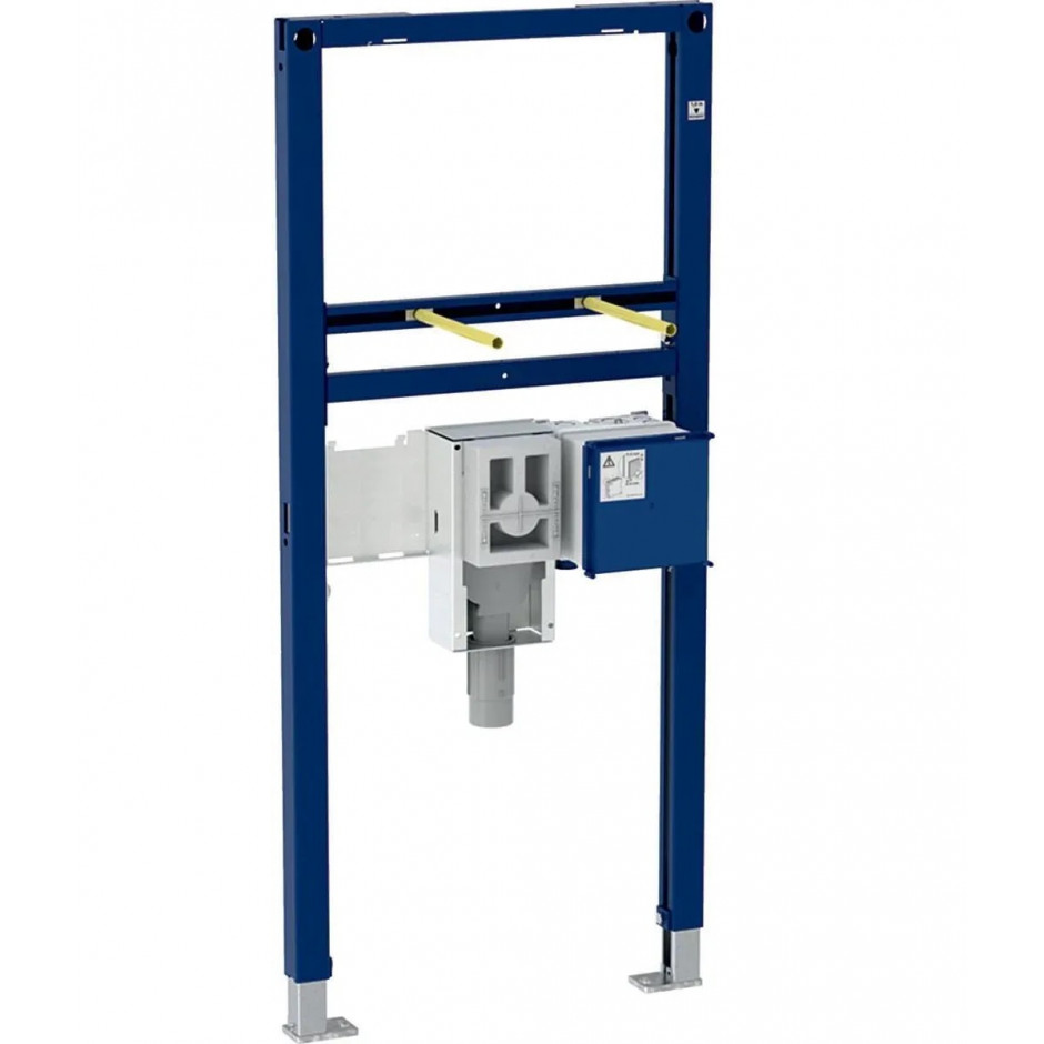 Geberit Duofix element montażowy do umywalki, H112, do baterii stojącej z podtynkową skrzynką, z syfonem podtynkowym