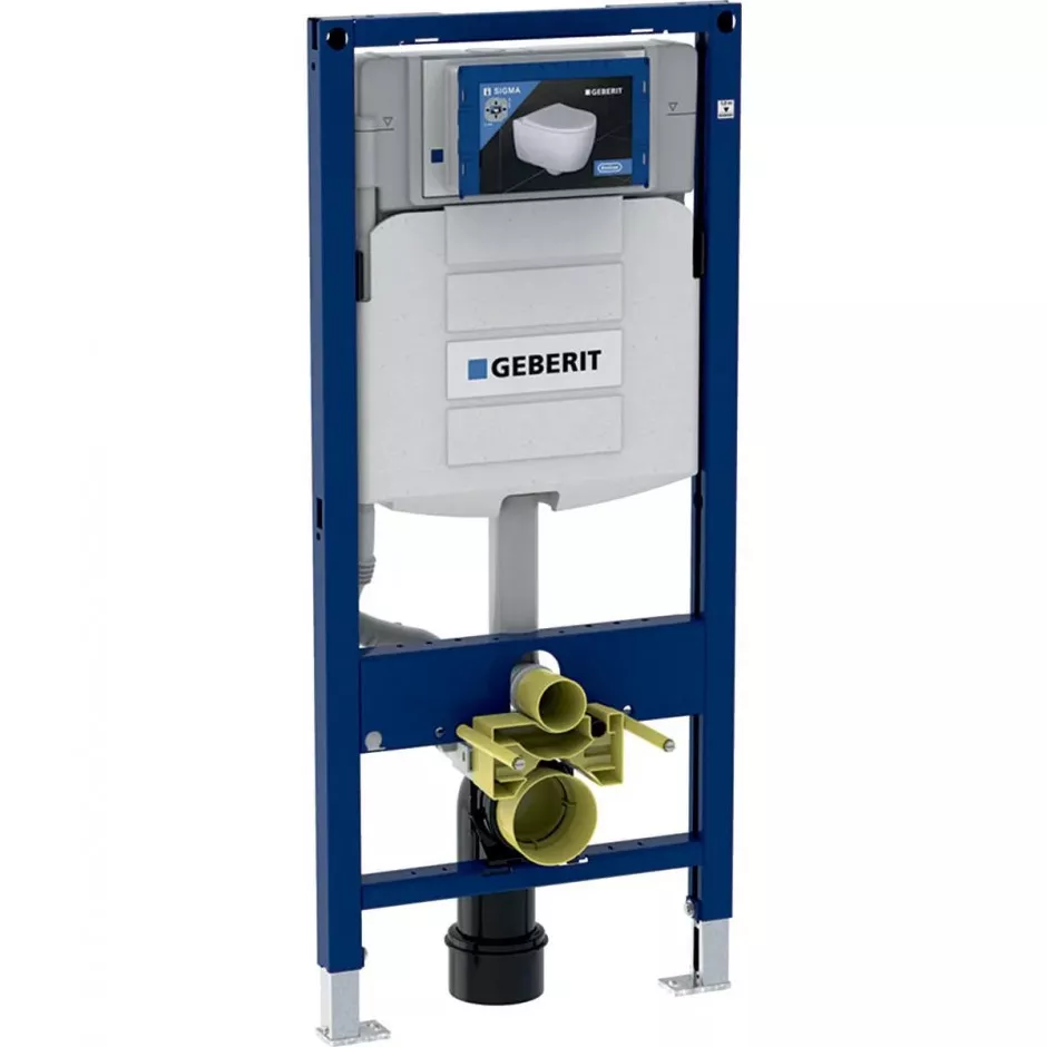 Geberit Element montażowy Duofix do WC, Sigma 12cm, H112, z puszką elektryczną i telekomunikacyjną