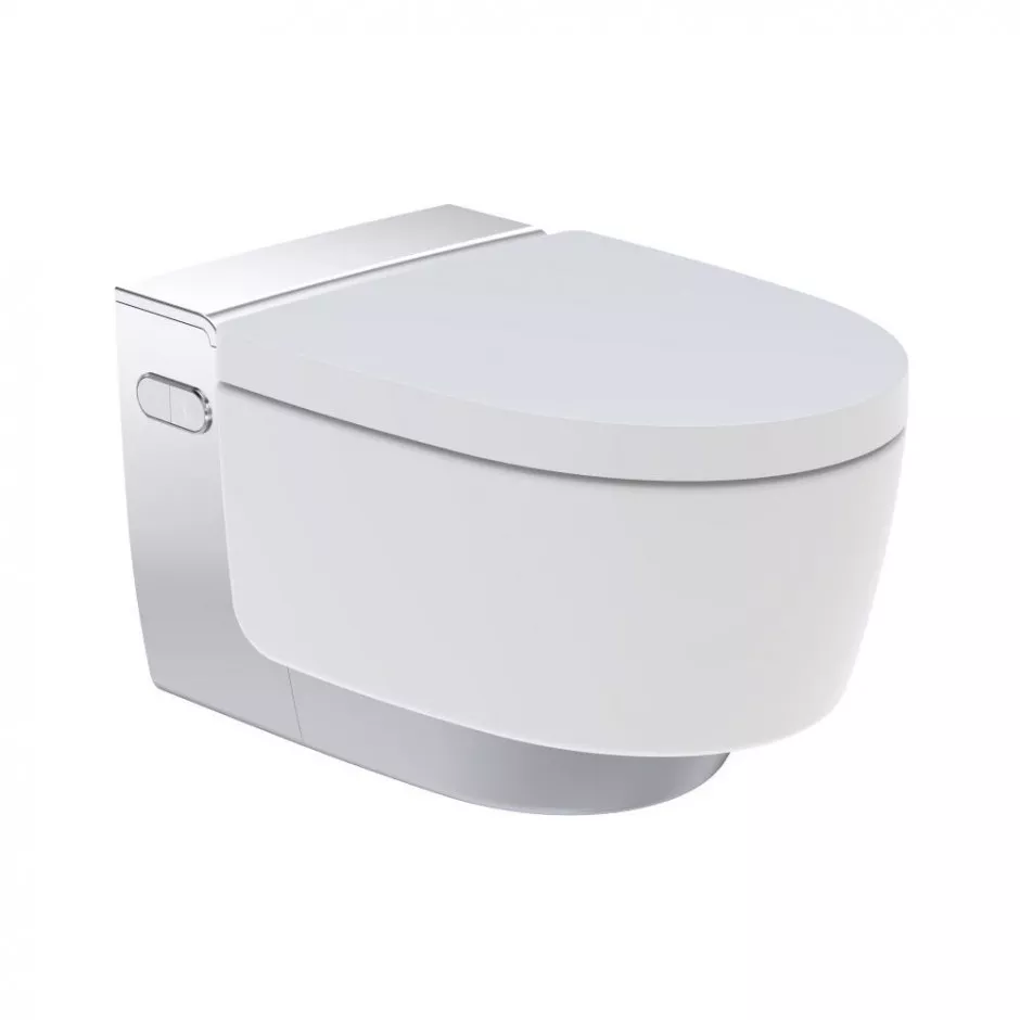 Geberit AquaClean Mera Comfort - urządzenie WC z funkcją higieny intymnej, UP, chrom (146.212.21.1)