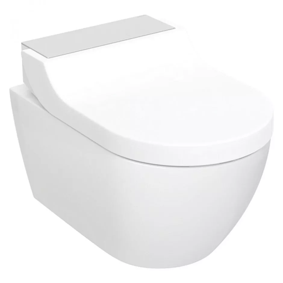Geberit AquaClean Tuma Comfort Urządzenie WC z funkcją higieny intymnej wisząca miska WC, stal (146.292.FW.1)