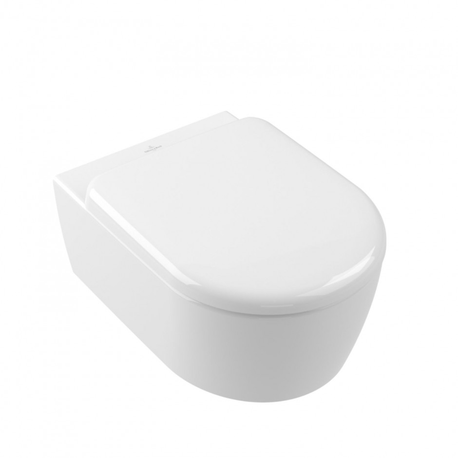 Villeroy & Boch Skyla Miska WC wiąca z deską TwistFlush Weiss Alpin