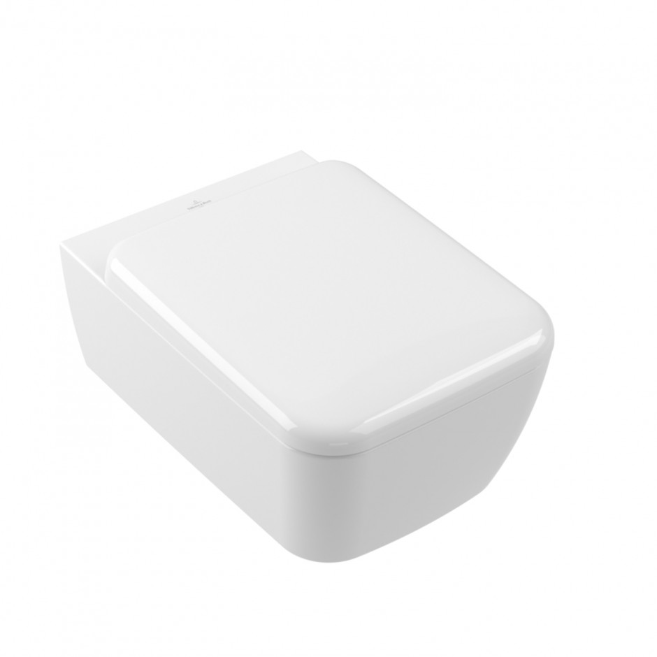 Villeroy & Boch Skyla Miska WC wiąca z deską TwistFlush Weiss Alpin CeramicPlus