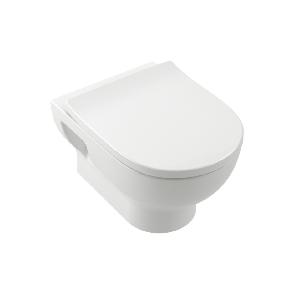 Villeroy & Boch O.novo Miska WC wiąca z deską TwistFlush Weiss Alpin CeramicPlus