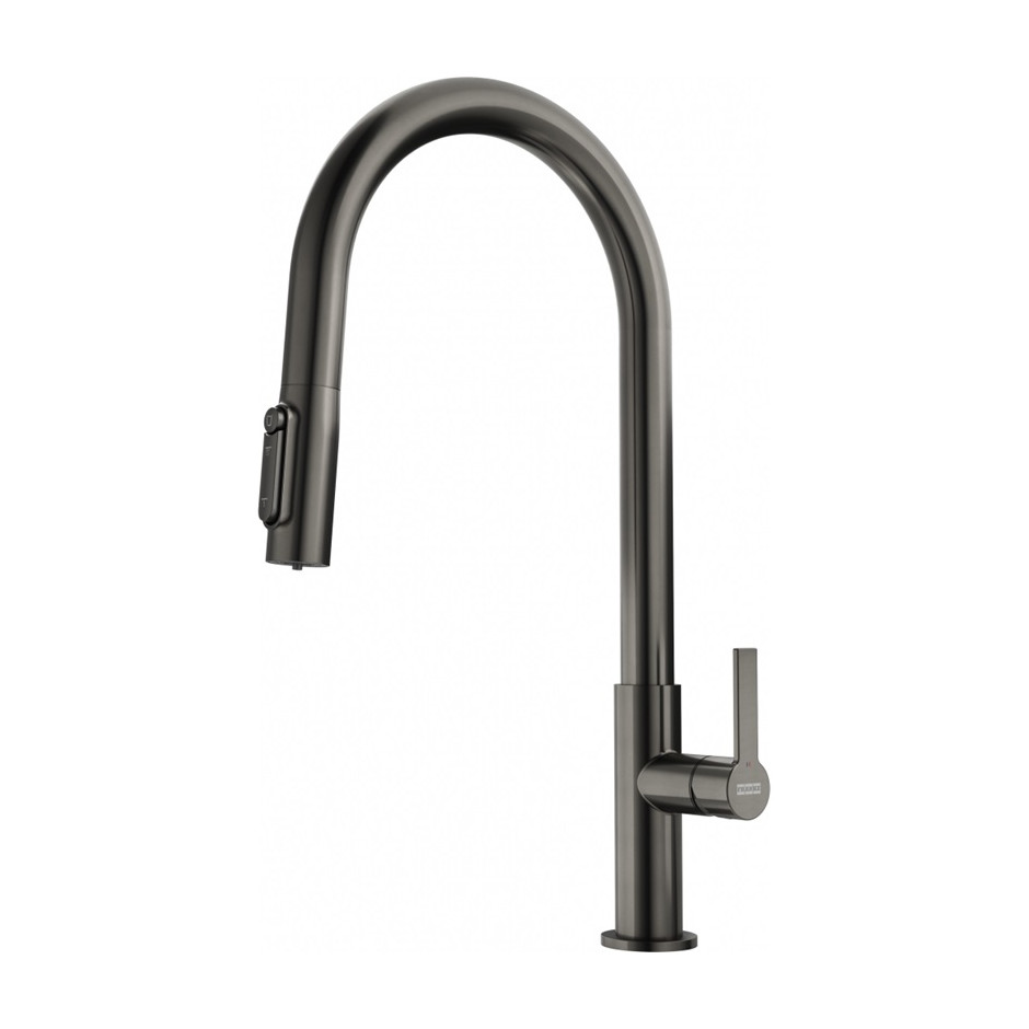 Franke Bateria kuchenna do wody filtrowanej Maris Slim Clear Water J pull-out Antracyt