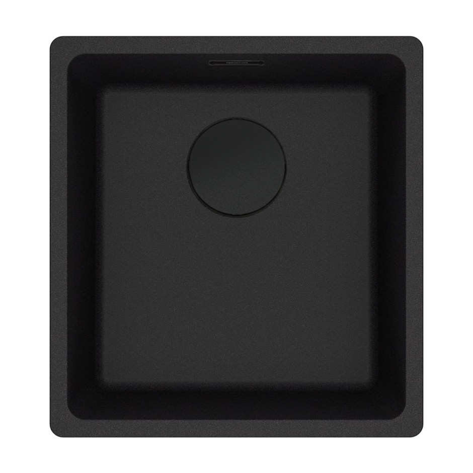 Franke Zlewozmywak podblatowyy Fragranit Maris MRG 110-37 Onyx / Czarny odpływ