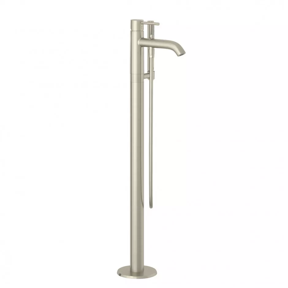 Kludi Bozz bateria wannowo-natryskowa, wolnostojąca, nikiel szczotkowany