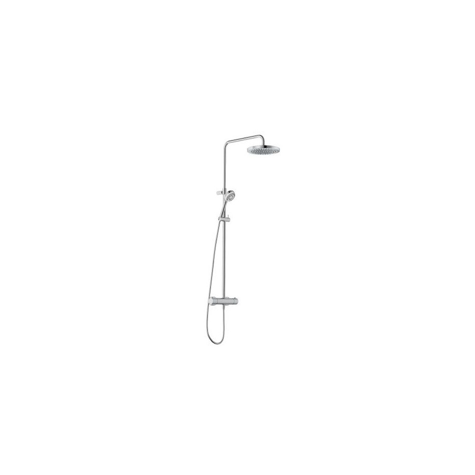 Kludi Logo Dual Shower System prysznicowy z termostatem deszczownica 25 chrom