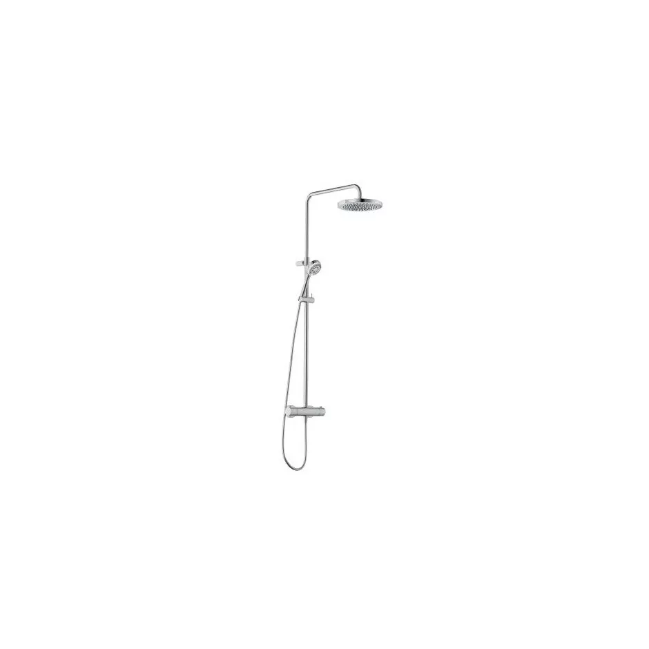 Kludi Logo Dual Shower System prysznicowy z termostatem deszczownica 25 chrom