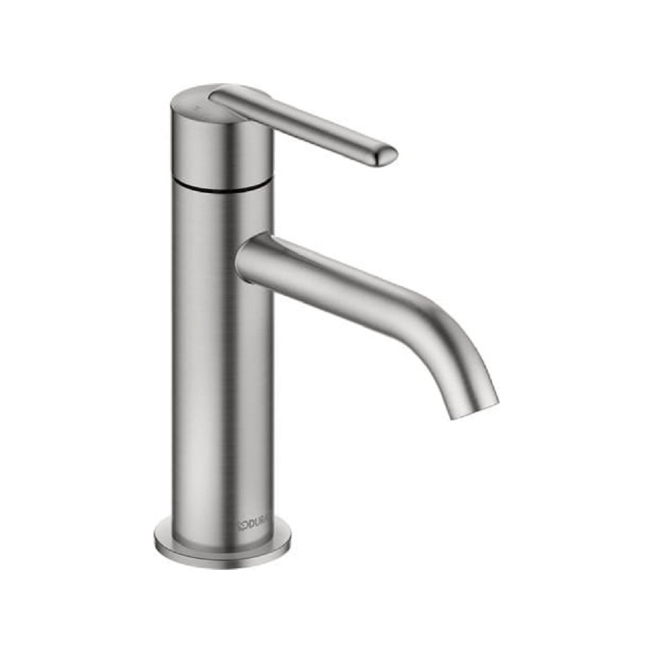 Duravit Balcoon Jednouchwytowa bateria umywalkowa S FreshStart i MinusFlow Stal nierdzewna szczotkow