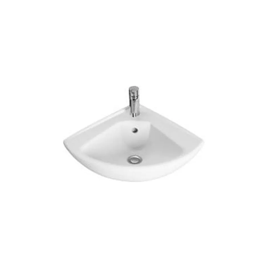Villeroy & Boch O.novo Umywalka mała narożna Compact Weiss Alpin