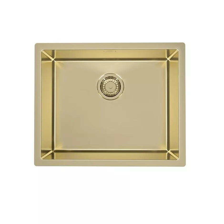 Alveus Monarch Quadrix 50FSU zlewozmywak 50x40 podblatowy/wpuszczany Złoto - 856945_O1
