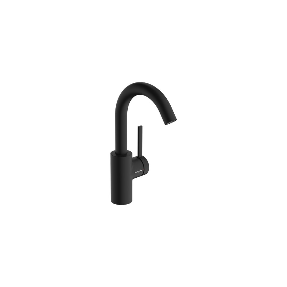 Hansgrohe Zesis S bateria umywalkowa 210 CoolStart z obrotową wylewką bez kompletu odpływowego Czarny Matowy