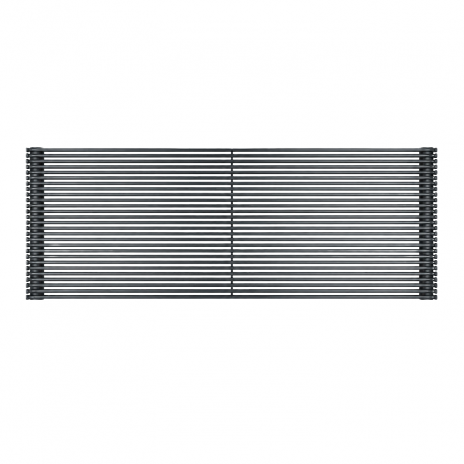 HushLab Fat HD grzejnik dekoracyjny H60/L60cm kolor  Black Matt 0557 podł. 5510