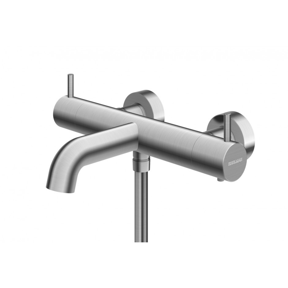 Kohlman Axel Brushed Nickel Bateria wannowo-prysznicowa termostatyczna
