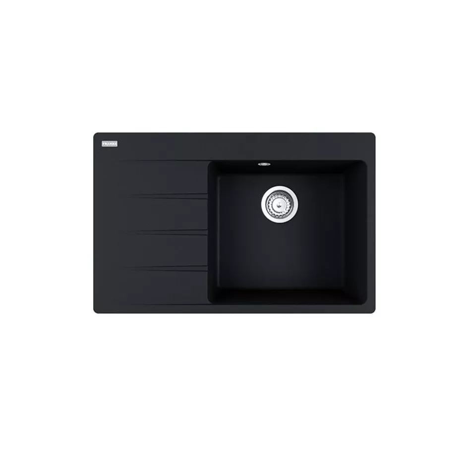 Franke Zlewozmywak wbudowywany Fragranit + Centro CNG 611-78 TL ociekacz z prawej strony Onyx - 832137_O1