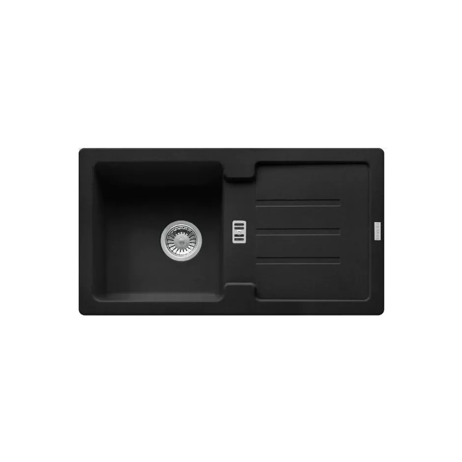 Franke SAG 614-78 Zlewozmywak wbudowywany Fragranit Strada Czarny mat - 857888_O1