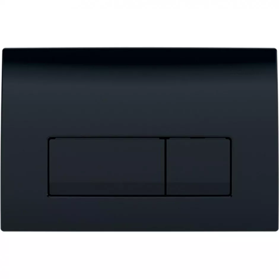 Geberit Delta50 Przycisk uruchamiający przedni czarny błyszczący RAL 9005 - 843969_O1