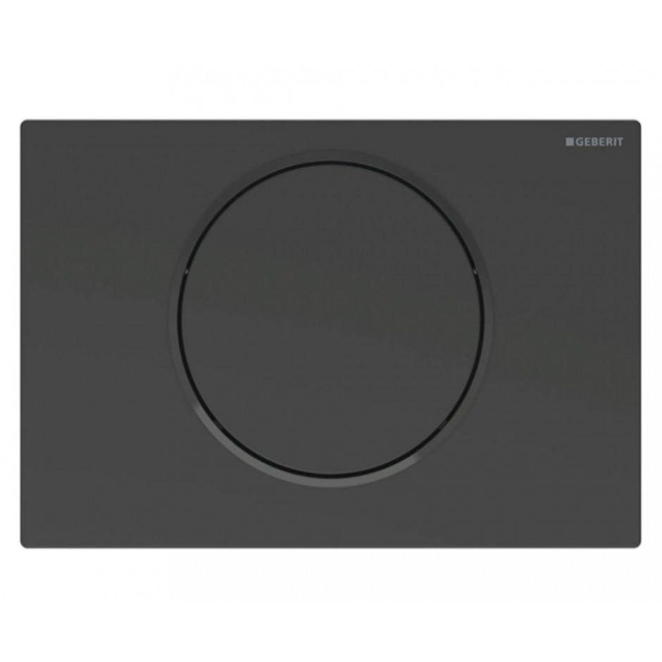Geberit Sigma10 przycisk uruchamiający przedni, czarny mat-czarny-czarny mat - 882377_O1