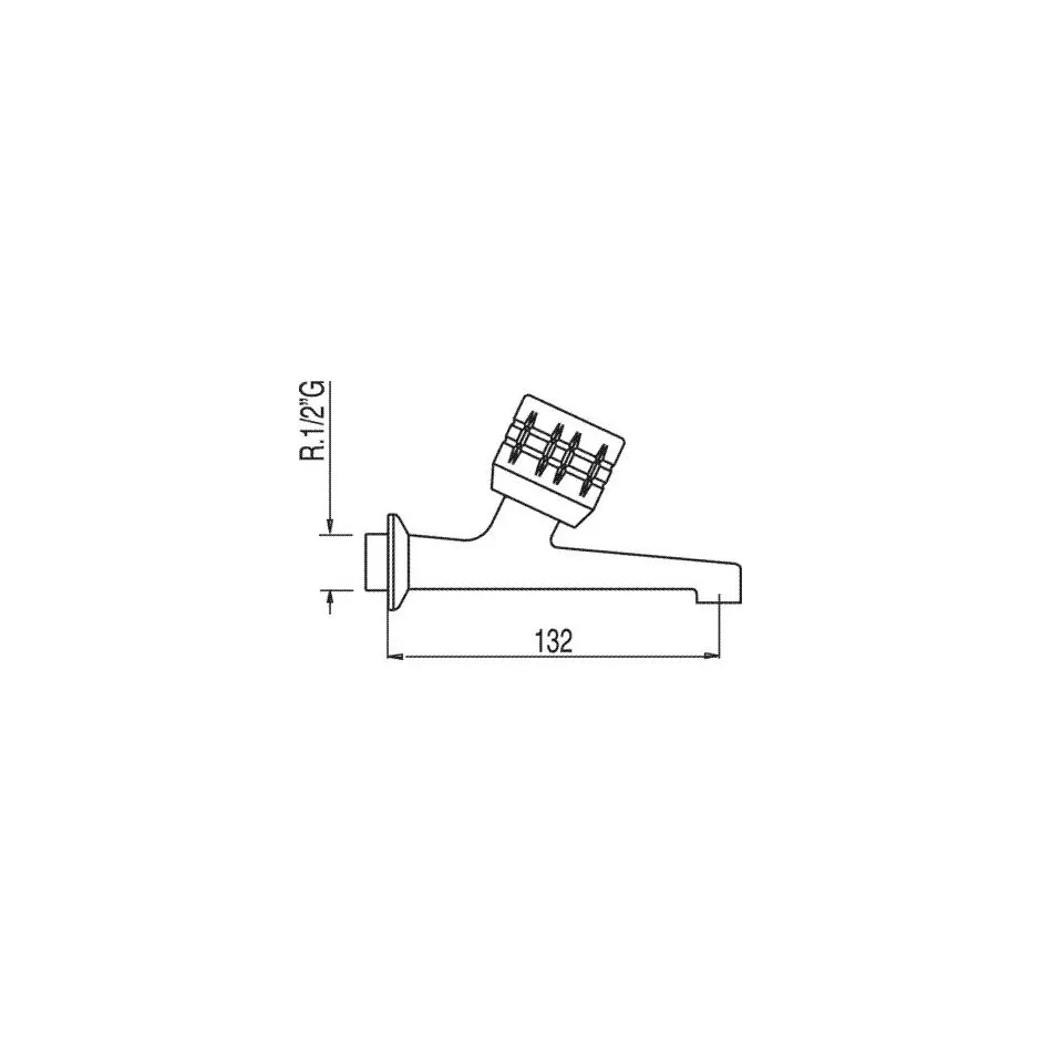 Tres Ese-23 bateria?kuchenna, zlewozmywakowa natynkowa chrom - 455367_O2