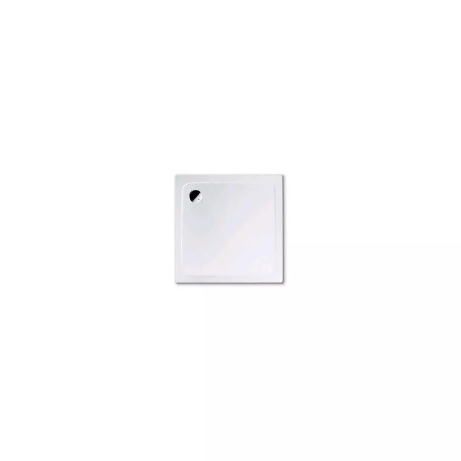 Kaldewei Superplan Classic Mod. 386-2 brodzik kwadratowy 80x80x2,5cm,nośnik,biały