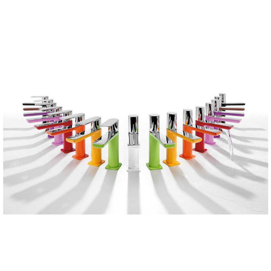 Tres Loft-Colors bateria umywalkowa stojąca fioletowy chrom - 457603_O1