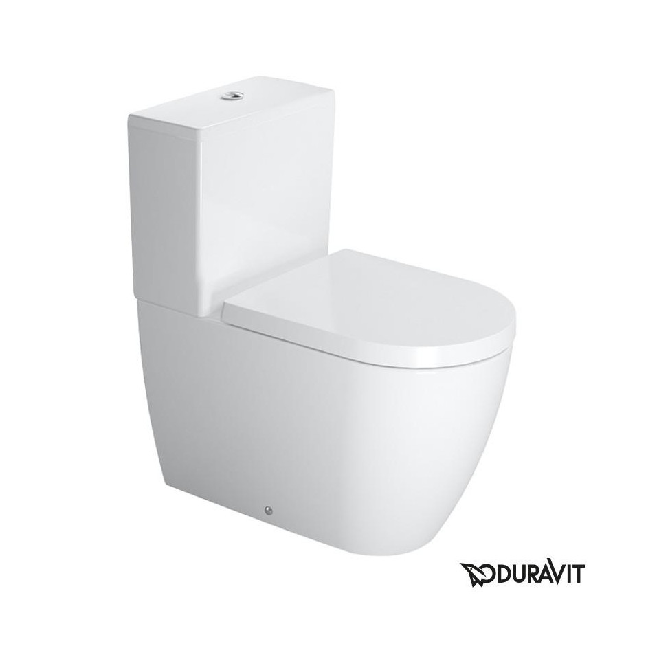 Duravit ME by Starck Miska kompaktowa stojąca 37x65 cm WonderGliss biały - 599231_O1